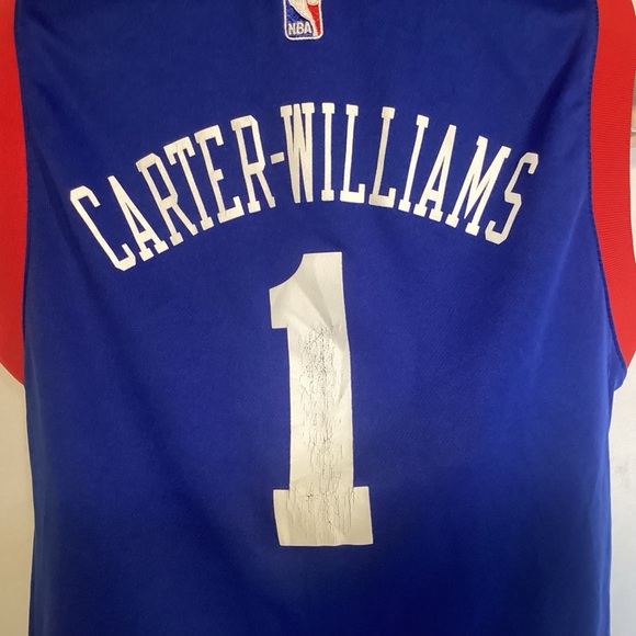 Adidas NBA Philadelphia Sixers Carter- Williams Jersey boys size medium - Picture 2 of 9